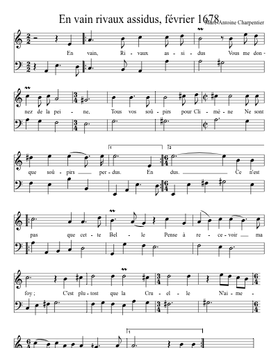 En vain rivaux assidus, février 1678