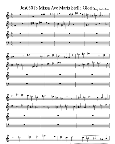 Jos0301b Missa Ave Maris Stella Gloria