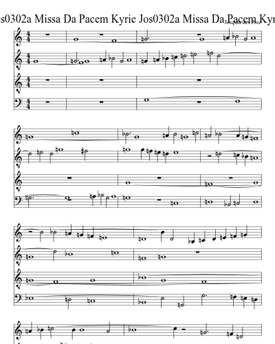 Jos0302a Missa Da Pacem Kyrie Jos0302a Missa Da Pacem Kyrie preview