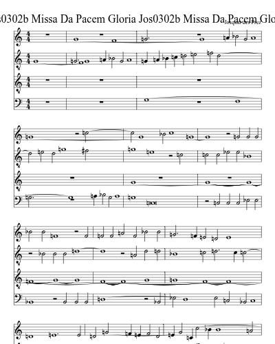 Jos0302b Missa Da Pacem Gloria Jos0302b Missa Da Pacem Gloria