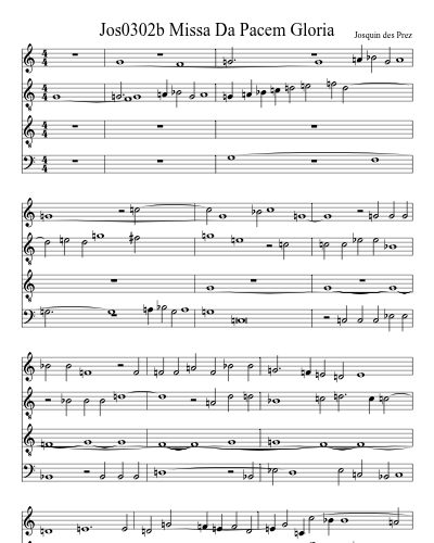 Jos0302b Missa Da Pacem Gloria