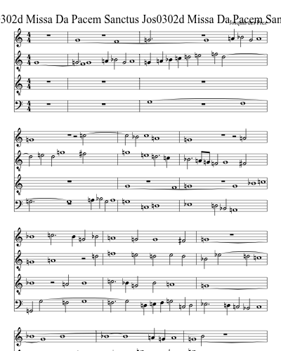 Jos0302d Missa Da Pacem Sanctus Jos0302d Missa Da Pacem Sanctus