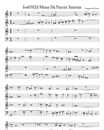 Jos0302d Missa Da Pacem Sanctus