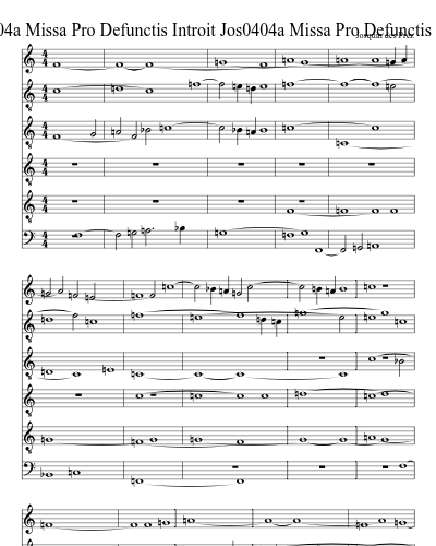 Jos0404a Missa Pro Defunctis Introit Jos0404a Missa Pro Defunctis Introit