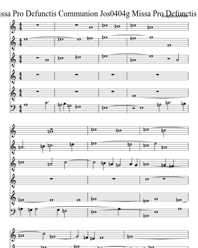 Jos0404g Missa Pro Defunctis Communion Jos0404g Missa Pro Defunctis Communion