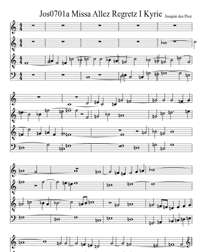 Jos0701a Missa Allez Regretz I Kyrie preview
