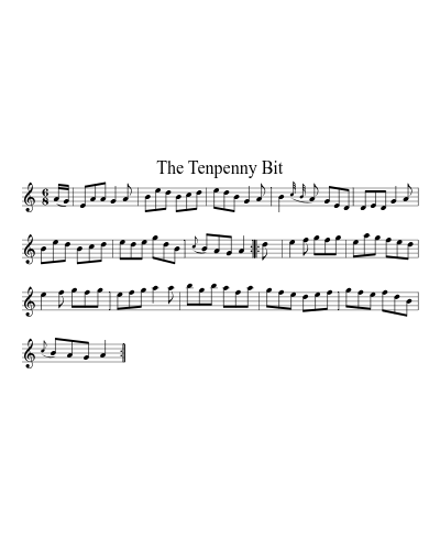 The Tenpenny Bit (Version 4) sheet music preview