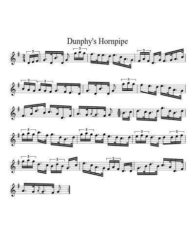 Dunphy's Hornpipe (Version 2)