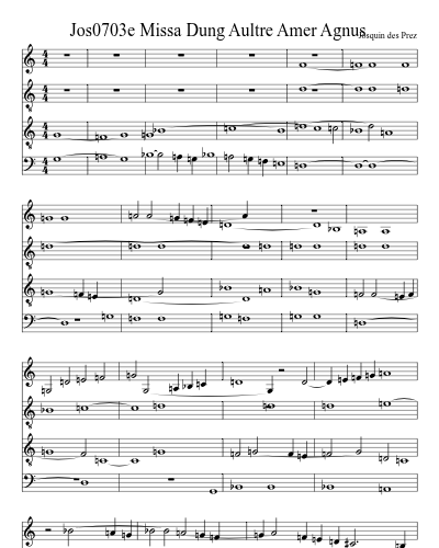 Jos0703e Missa Dung Aultre Amer Agnus