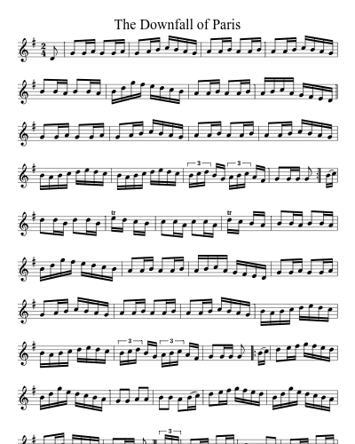 The Downfall Of Paris (Version 4)