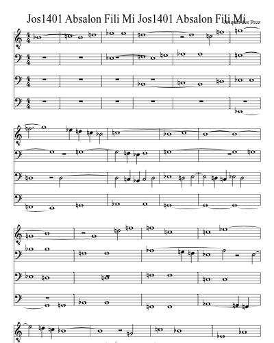 Jos1401 Absalon Fili Mi Jos1401 Absalon Fili Mi