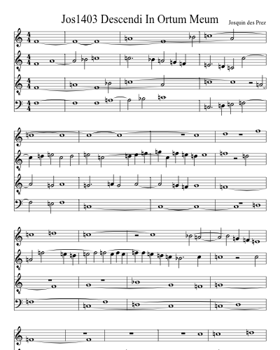Jos1403 Descendi In Ortum Meum