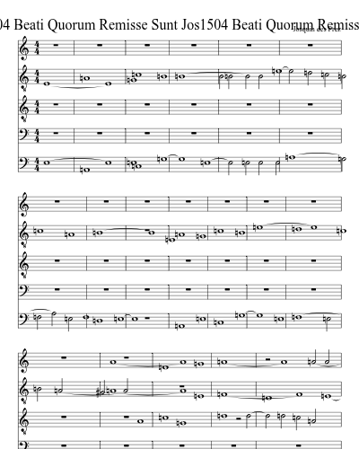 Jos1504 Beati Quorum Remisse Sunt Jos1504 Beati Quorum Remisse Sunt