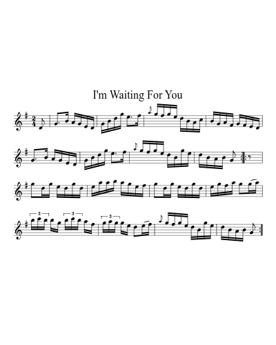 I'm Waiting For You (Version 3)