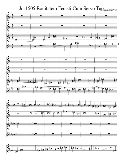 Jos1505 Bonitatem Fecisti Cum Servo Tuo