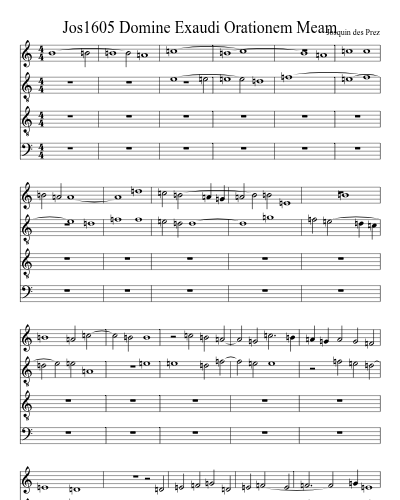 Jos1605 Domine Exaudi Orationem Meam