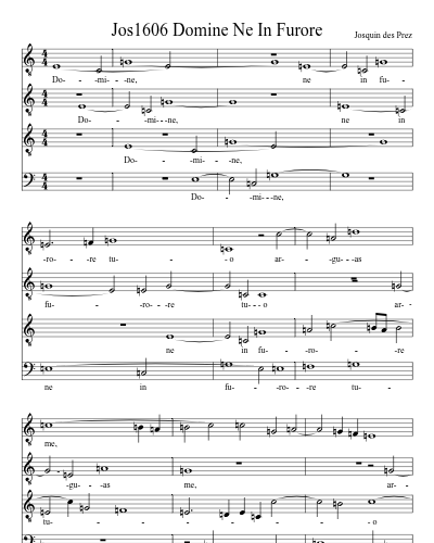 Jos1606 Domine Ne In Furore