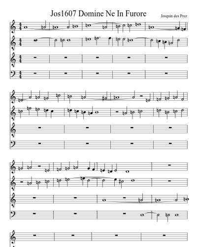 Jos1607 Domine Ne In Furore