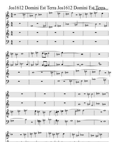 Jos1612 Domini Est Terra Jos1612 Domini Est Terra