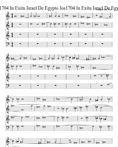 Jos1704 In Exitu Israel De Egypto Jos1704 In Exitu Israel De Egypto preview