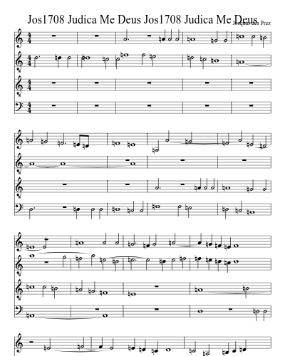 Jos1708 Judica Me Deus Jos1708 Judica Me Deus