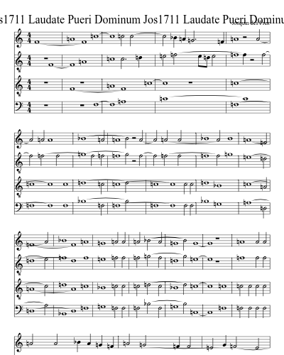 Jos1711 Laudate Pueri Dominum Jos1711 Laudate Pueri Dominum