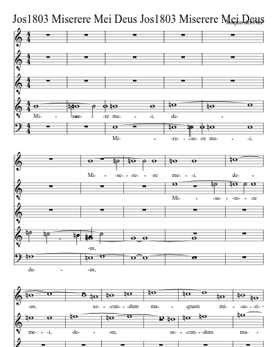 Jos1803 Miserere Mei Deus Jos1803 Miserere Mei Deus