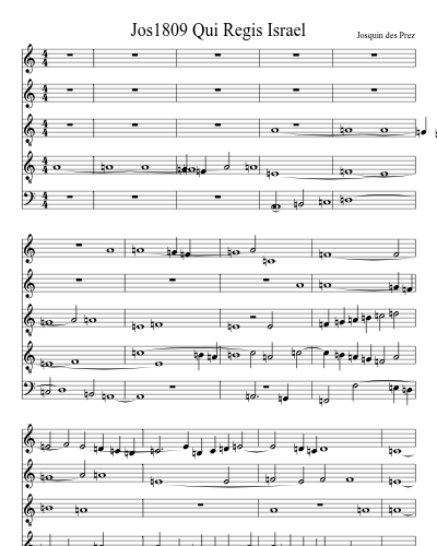 Jos1809 Qui Regis Israel preview