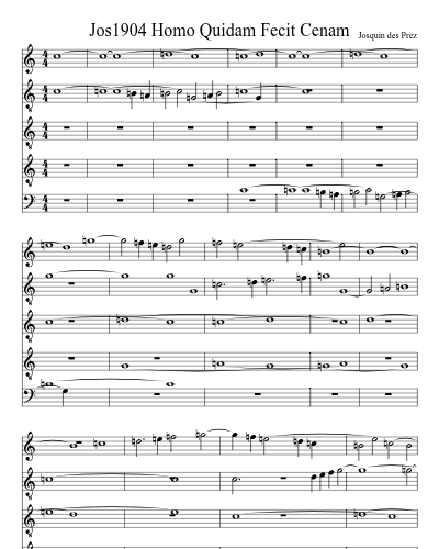 Jos1904 Homo Quidam Fecit Cenam