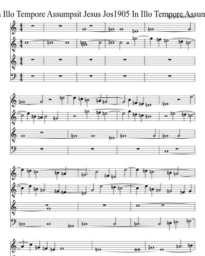 Jos1905 In Illo Tempore Assumpsit Jesus Jos1905 In Illo Tempore Assumpsit Jesus