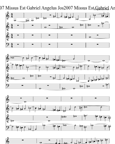 Jos2007 Missus Est Gabriel Angelus Jos2007 Missus Est Gabriel Angelus