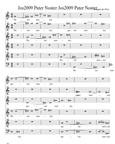 Jos2009 Pater Noster Jos2009 Pater Noster