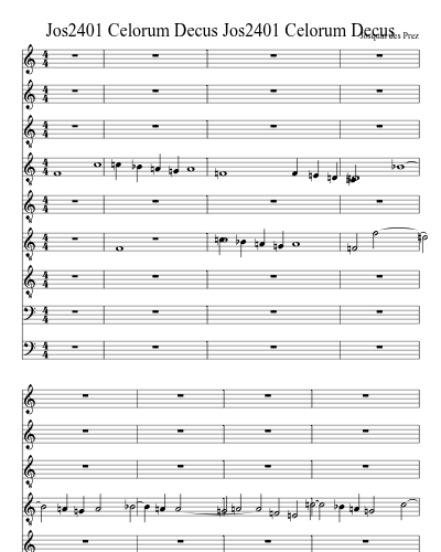 Jos2401 Celorum Decus Jos2401 Celorum Decus