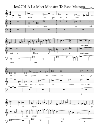 Jos2701 A La Mort Monstra Te Esse Matrem preview