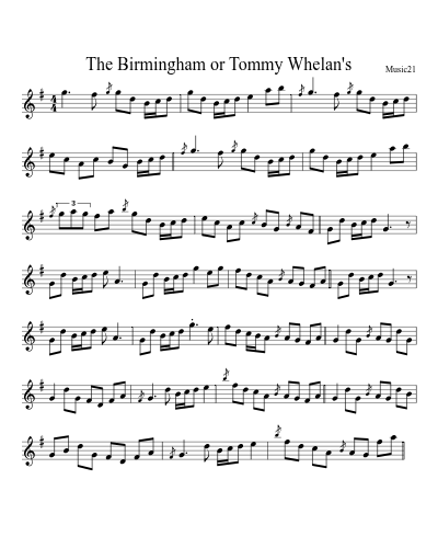 The Birmingham or Tommy Whelan's preview