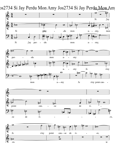 Jos2734 Si Jay Perdu Mon Amy Jos2734 Si Jay Perdu Mon Amy