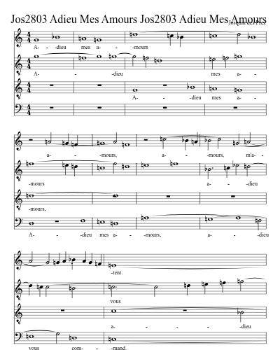 Jos2803 Adieu Mes Amours Jos2803 Adieu Mes Amours