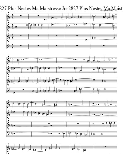 Jos2827 Plus Nestes Ma Maistresse Jos2827 Plus Nestes Ma Maistresse preview