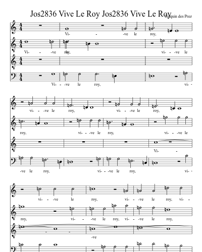 Jos2836 Vive Le Roy Jos2836 Vive Le Roy preview