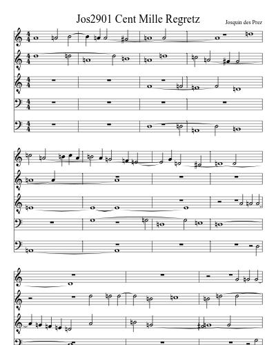 Jos2901 Cent Mille Regretz