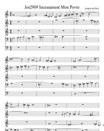 Jos2909 Incessament Mon Povre