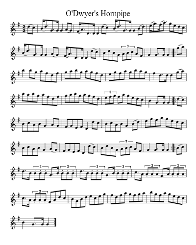 O'Dwyer's Hornpipe preview