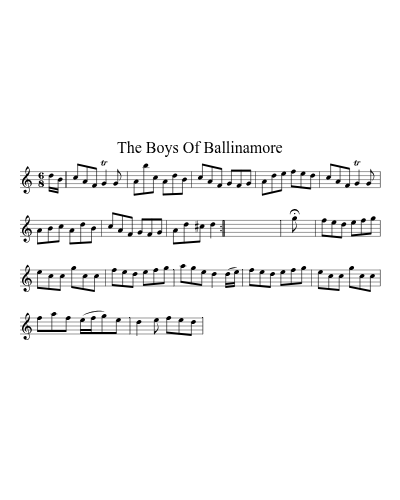 The Boys Of Ballinamore preview