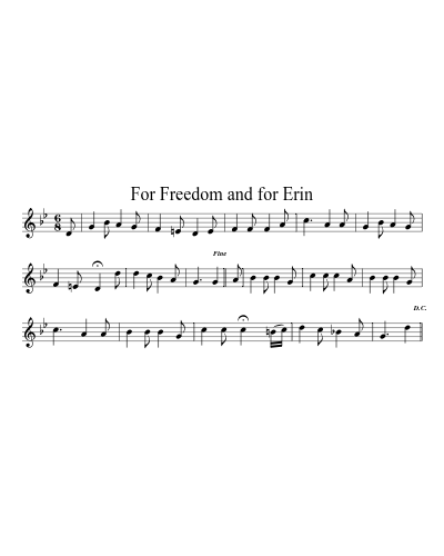 For Freedom and for Erin