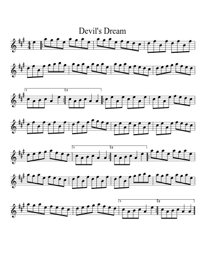 Devil's dream (Version 3)