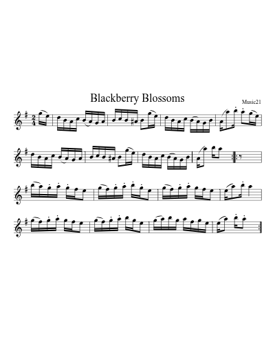 Blackberry Blossoms preview