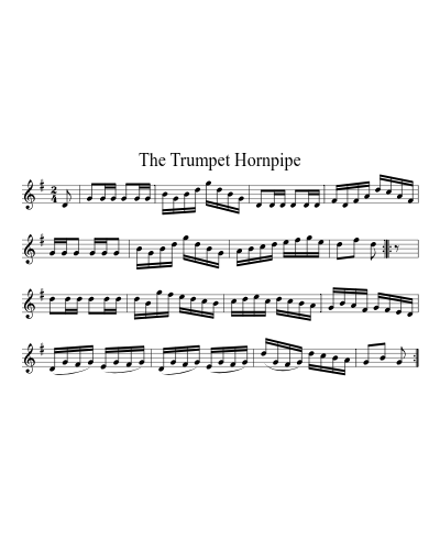 The Trumpet Hornpipe (Version 4)