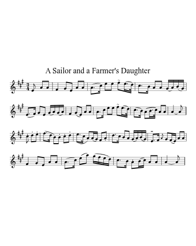 A Sailor and a Farmer's Daughter