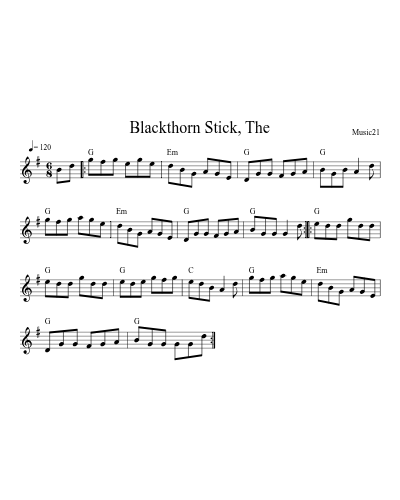 Blackthorn Stick, The (Version 2)