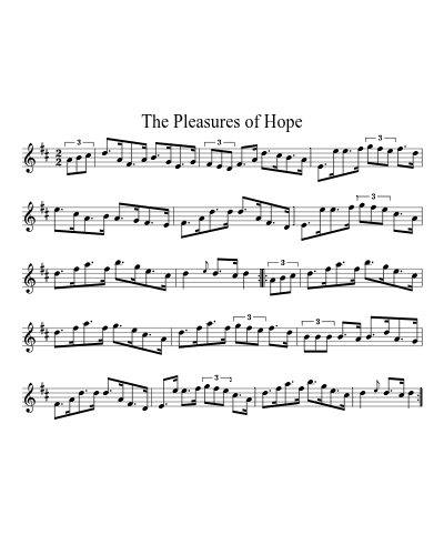 The pleasures of Hope (Version 2)